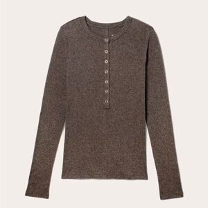 NWOT Everlane The Luxe Rib Henley
